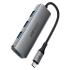 ACEFAST J15 4 in 1 USB-C Hub 5Gbps High Speed Data Transfer USB 3.0 Docking Station Plug and Play - Gray